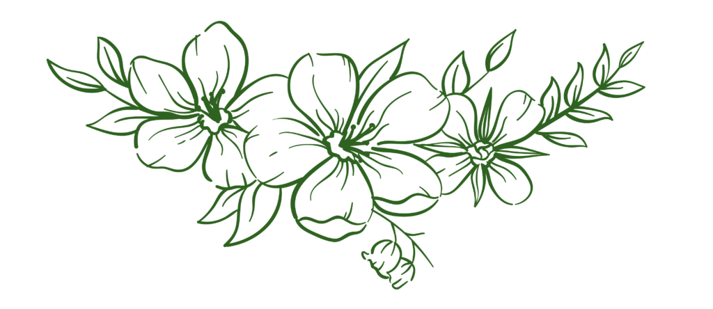 Green Flower for decoration puroposes